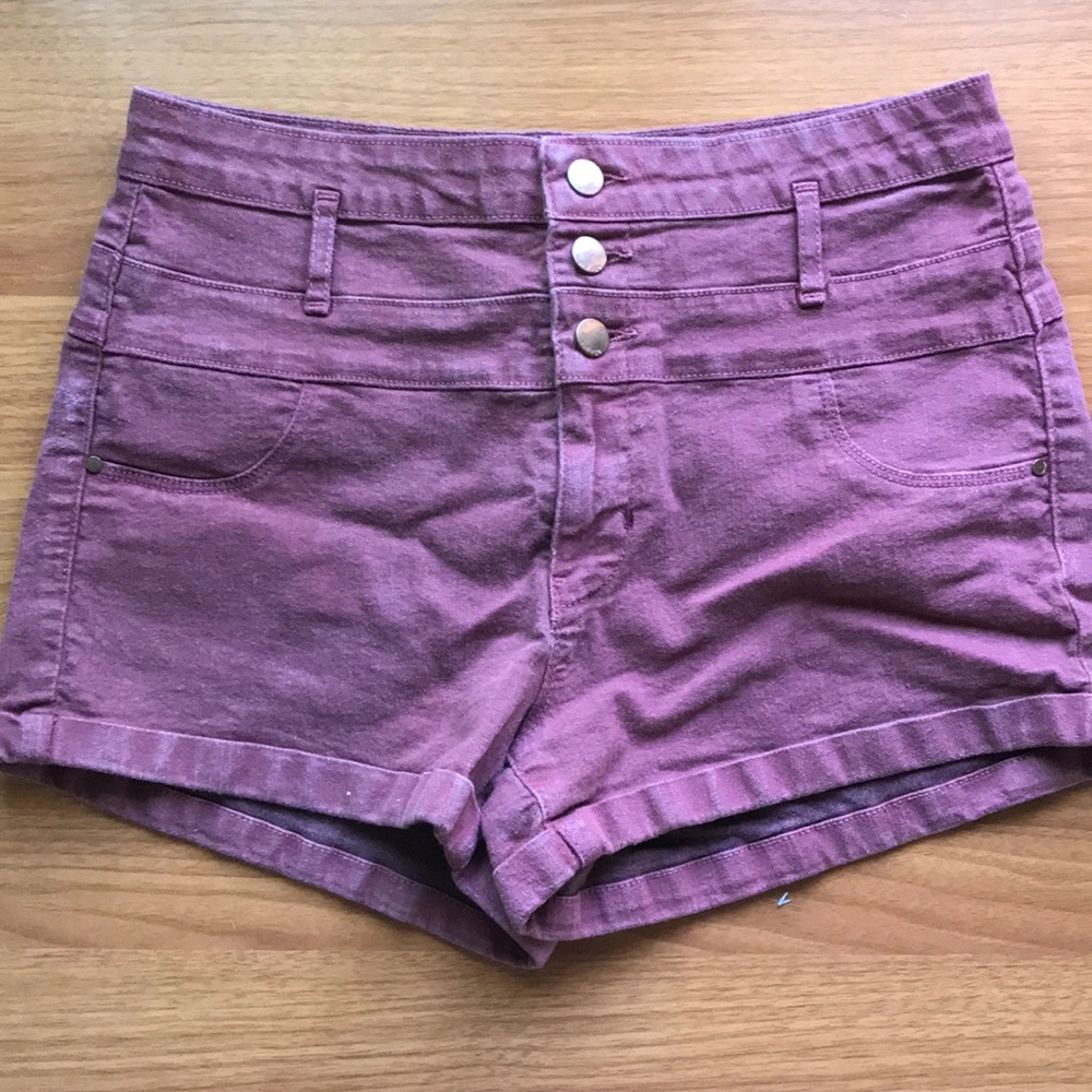 ❌SOLD❌ Refuge High Waist Shorts Rust Color